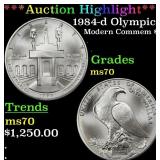 *Highlight* 1984-d Olympics Modern Commem Dollar $