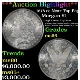 *Highlight* 1878-cc Morgan Dollar Near Top Pop! $1