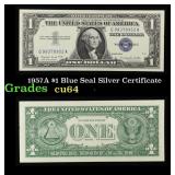 1957A $1 Blue Seal Silver Certificate Grades Choic