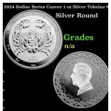 2024 Zodiac Series Cancer 1 oz Silver Tokelau $5