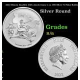 2022 Disney Aladdin 30th Anniversary 1 oz .999 Sil