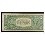 1957A $1 Blue Seal Silver Certificate Grades vf++