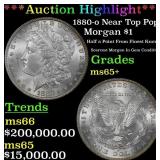 *Highlight* 1880-o Morgan Dollar Near Top Pop! $1