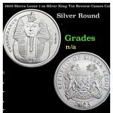 2023 Sierra Leone 1 oz Silver King Tut Reverse Cam