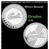 Chevrolet Original Logo (1911-1914) 1 oz .999 Silv