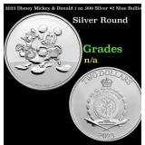 2023 Disney Mickey & Donald 1 oz .999 Silver $2 Ni
