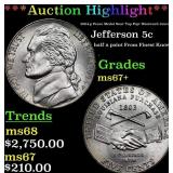 *Highlight* 2004-p Peace Medal Jefferson Nickel Ne