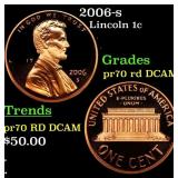 2006-s Proof Lincoln Cent 1c pr70 rd DCAM SEGS