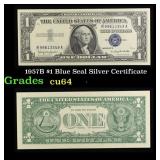 1957B $1 Blue Seal Silver Certificate Grades Choic