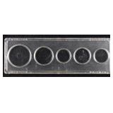 Whitman plastic Coin Display Case - 5 Slot US Mint