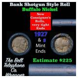 Buffalo Nickel Shotgun Roll in Old Bank Style 