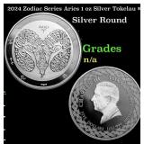 2024 Zodiac Series Aries 1 oz Silver Tokelau $5