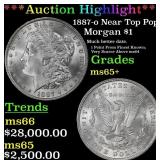 *Highlight* 1887-o Morgan Dollar Near Top Pop! $1