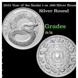 2025 Year of the Snake 1 oz .999 Silver Round
