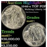*Highlight* 1946-s Walking Liberty Half Dollar TOP