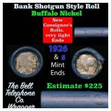 Buffalo Nickel Shotgun Roll in Old Bank Style 