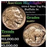 *Highlight* 1924-d Buffalo Nickel Near Top Pop! 5c