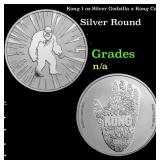 Kong 1 oz Silver Godzilla x Kong Coin