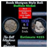Buffalo Nickel Shotgun Roll in Old Bank Style 