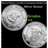 Harry Potter 1 oz Silver Gringotts Sickle Coin