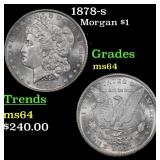 1878-s Morgan Dollar $1 Grades Choice Unc