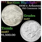 *Highlight* 1936-s Arkansas Old Commem Half Dollar