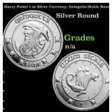 Harry Potter 1 oz Silver Currency: Gringotts Sickl