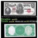 1907 $5 Large Size Legal Tender Note "WoodChopper"