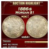 1886-s Morgan Dollar $1 ms64+ SEGS