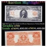 1906 $20 Large Size Gold Certificate Grades xf Sig