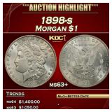 1898-s Morgan Dollar $1 ms63+ SEGS