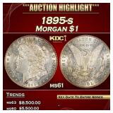 1895-s Morgan Dollar $1 ms61 USCG