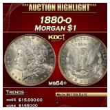 1880-o Morgan Dollar $1 ms64+ SEGS