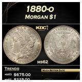 1880-o Morgan Dollar $1 ms62 SEGS