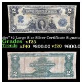 1899 $2 Large Size Silver Certificate "Mini-Portho