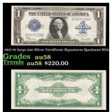 1923 $1 large size Silver Certificate Grades Choic