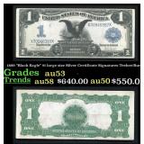 1899 $1 large size Silver Certificate "Black Eagle