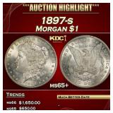 1897-s Morgan Dollar $1 ms65+ SEGS