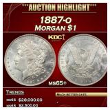 1887-o Morgan Dollar $1 ms65+ SEGS