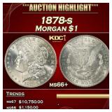 1878-s Morgan Dollar $1 ms66+ SEGS