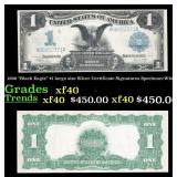 1899 $1 large size Silver Certificate "Black Eagle