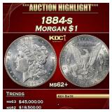 1884-s Morgan Dollar $1 Select Unc USCG