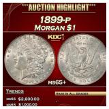 1899-p Morgan Dollar $1 ms65+ SEGS