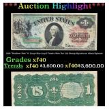 1869 $1 Large Size Legal Tender Note "Rainbow Note