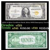 1935A $1 Silver Certificate North Africa WWII Emer