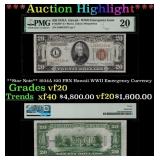 **Star Note** 1934A $20 FRN Hawaii WWII Emergency