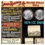 137- Rare GIMBLES Circ Morgan Dollar $1 Roll 10 Co