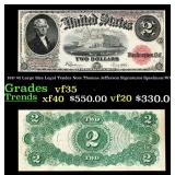 1917 $2 Large Size Legal Tender Note Thomas Jeffer