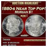 1880-s Morgan Dollar Near Top Pop! $1 ms68+ SEGS