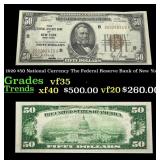 1929 $50 National Currency The Federal Reserve Ban